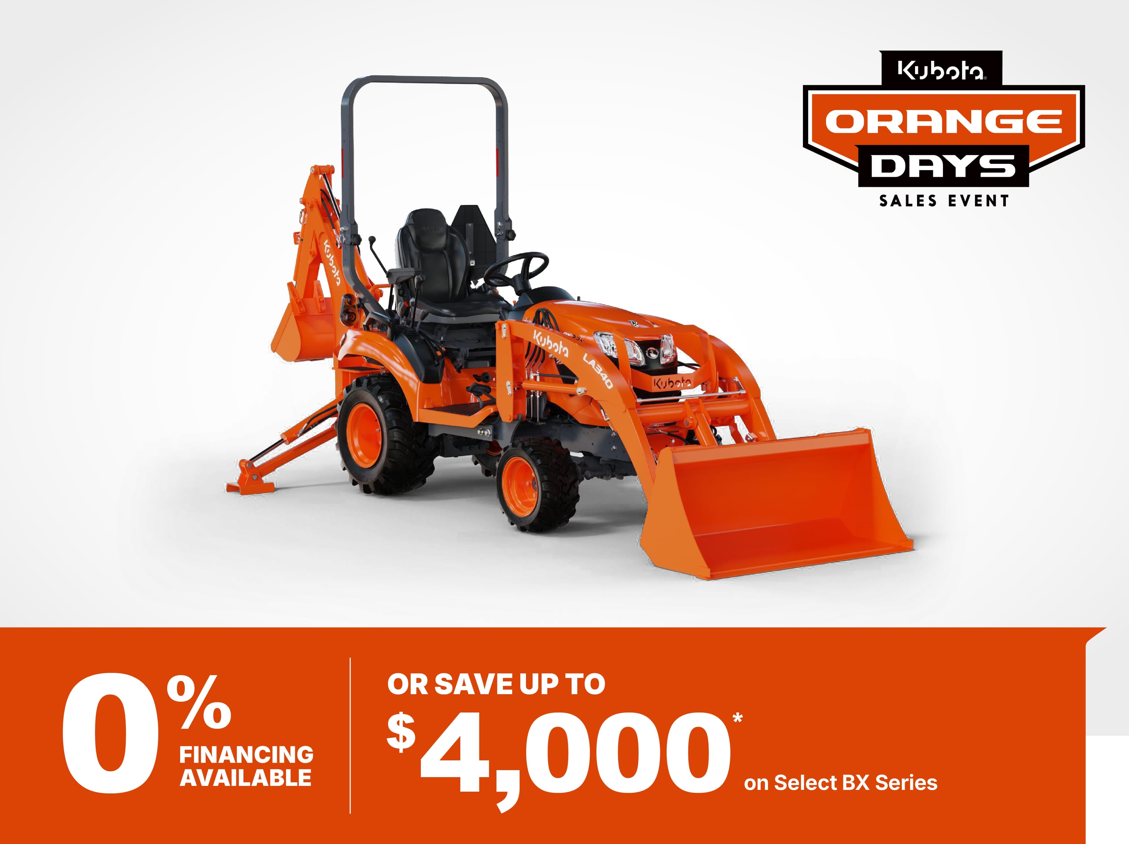 Save on Select BX Series Tractors Save on Select BX Series Tractors